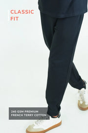 Unisex Comfort Fit Jogger – Black