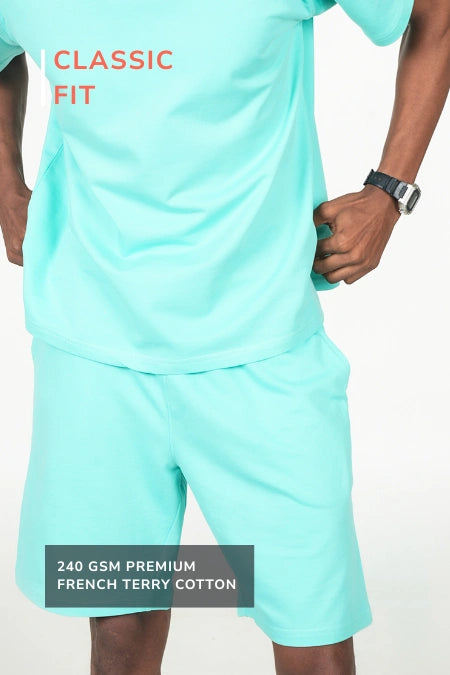 Unisex Relaxed Fit Shorts – Mint