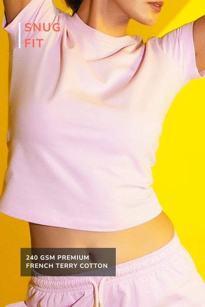 Snug Fit Baby Tee – Pink