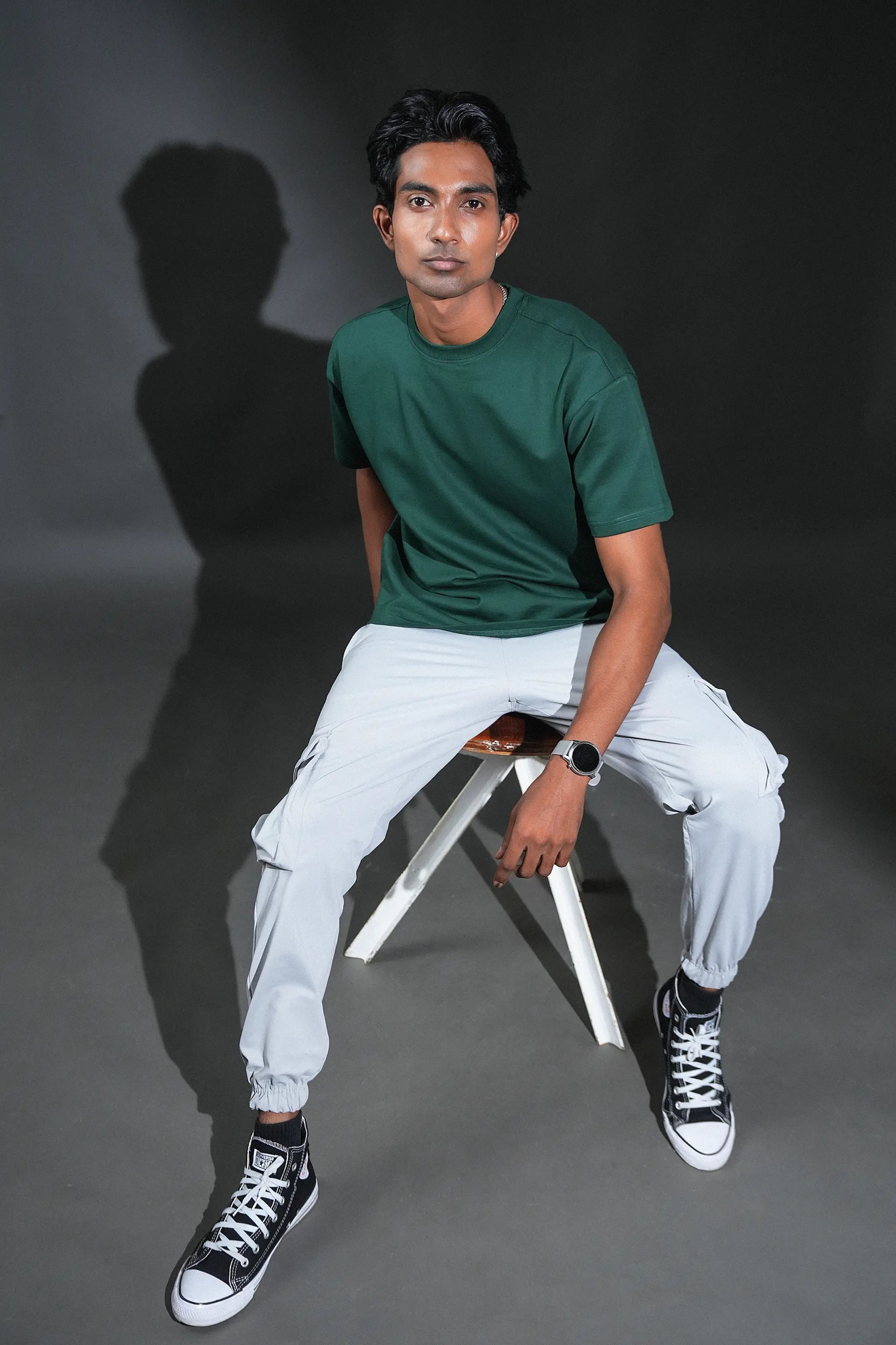 Urban Cargo Jogger – Silver Mist