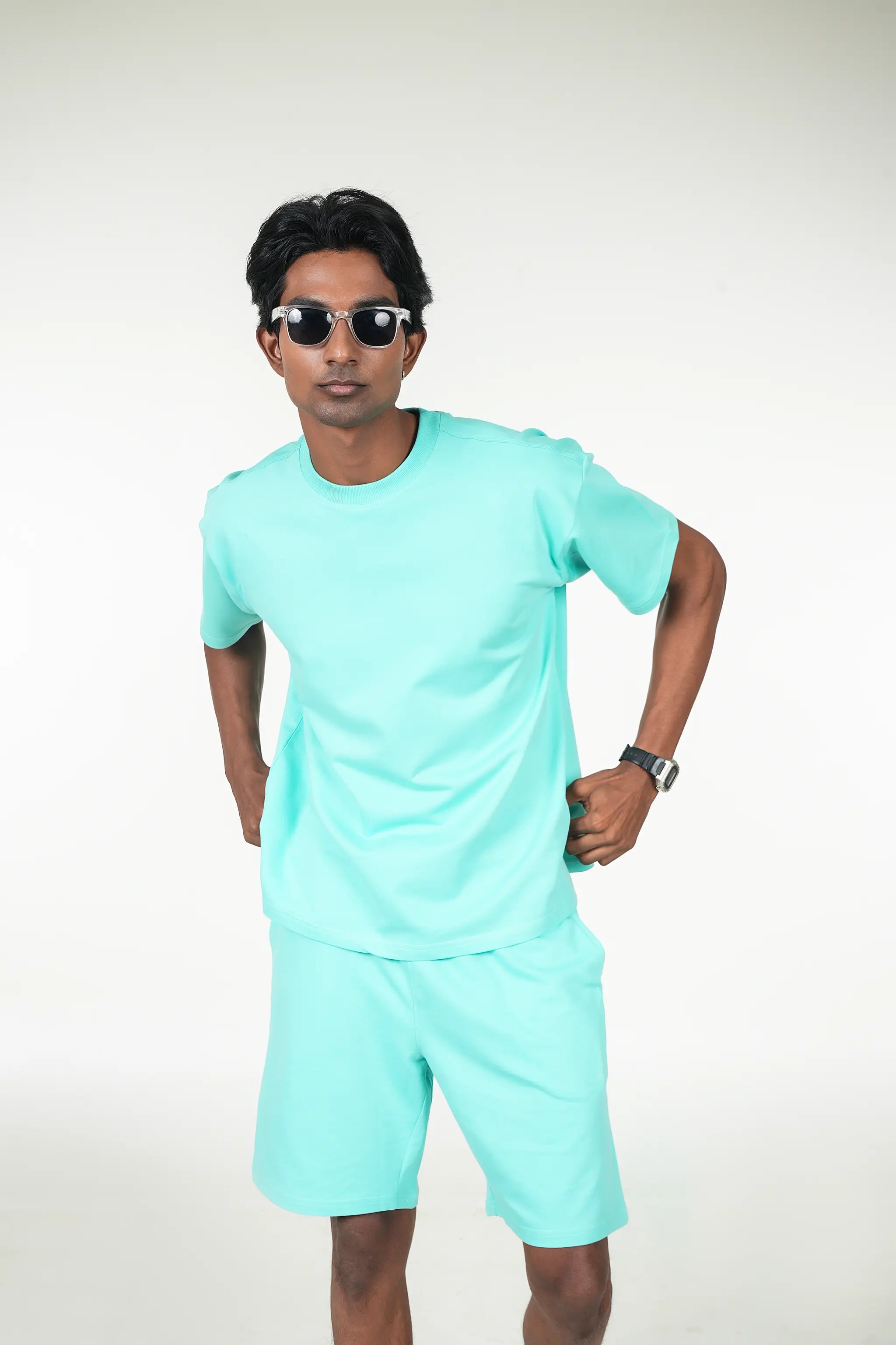 Relaxed Fit Shorts – Mint