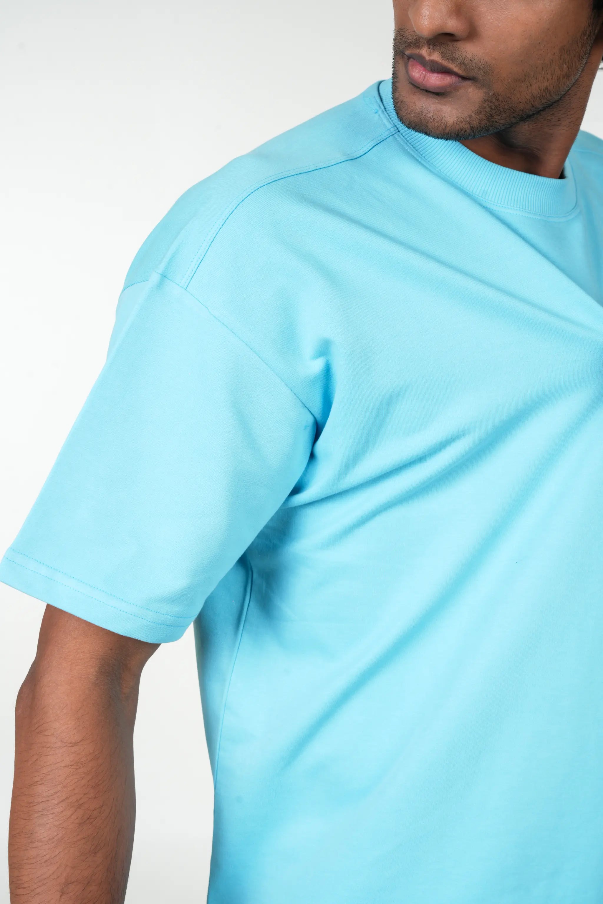 Relaxed Fit Shorts – Ice Blue