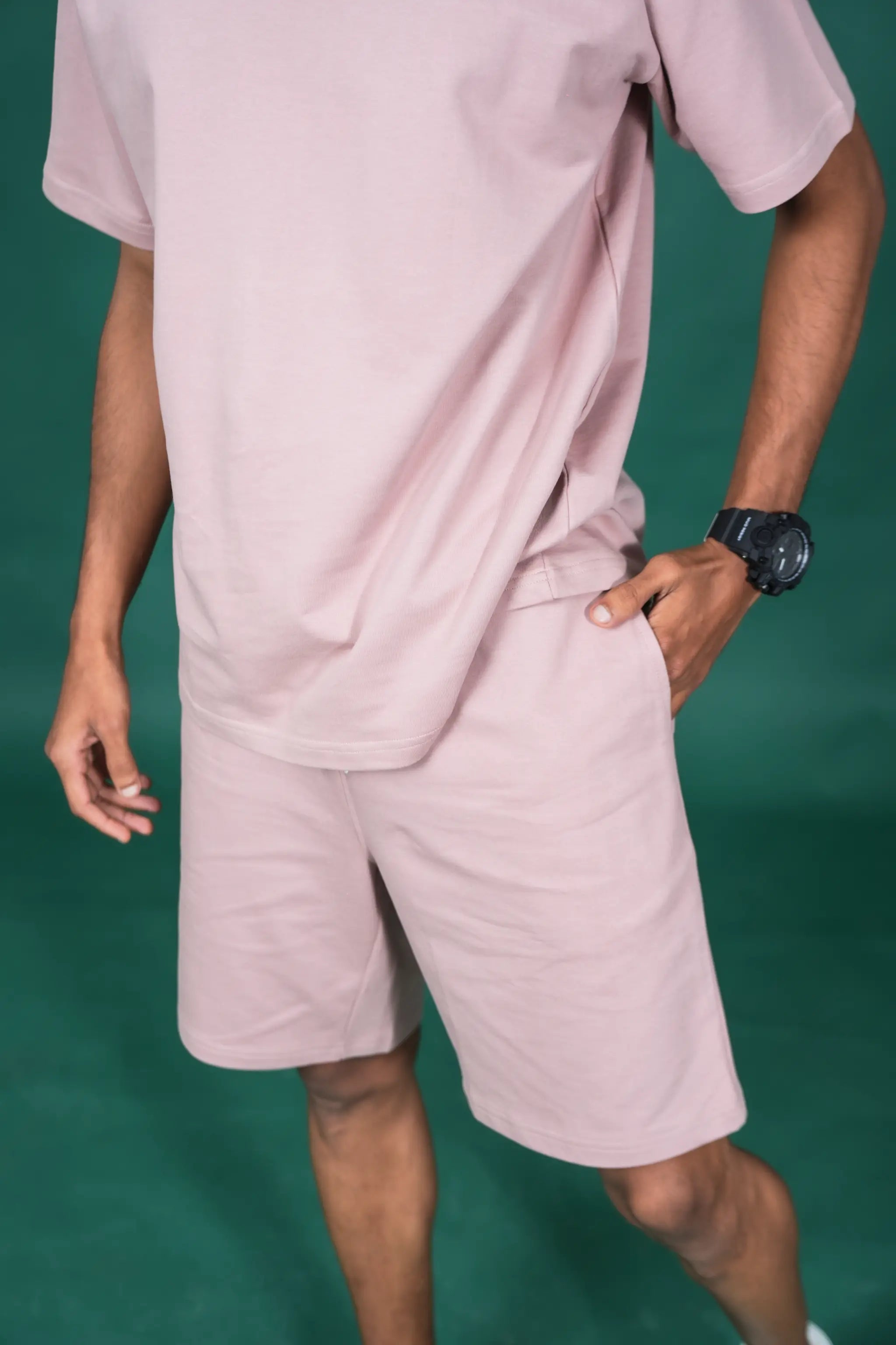 Relaxed Fit Shorts – Onion Pink