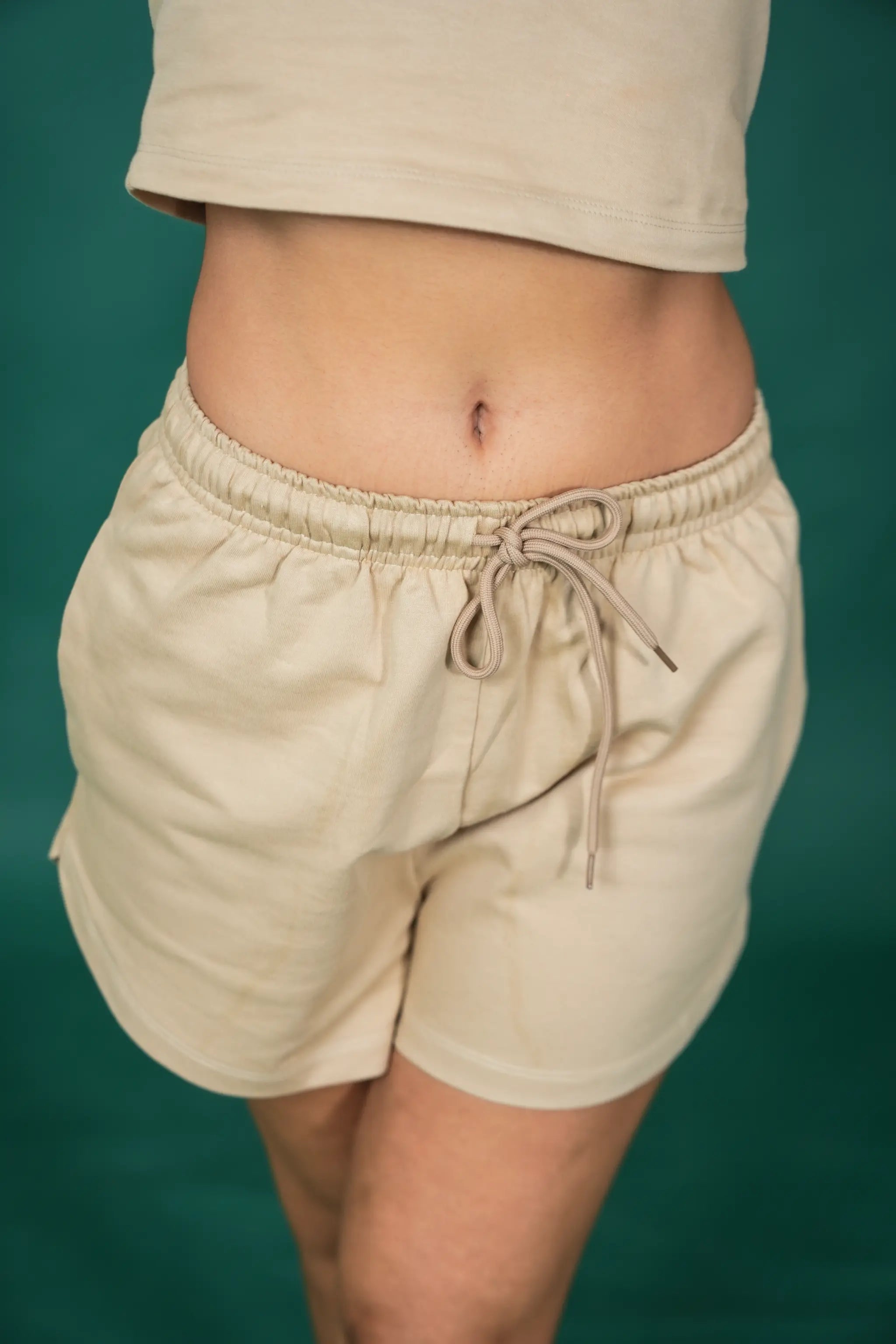 Chic Flex Shorts – Oatmeal