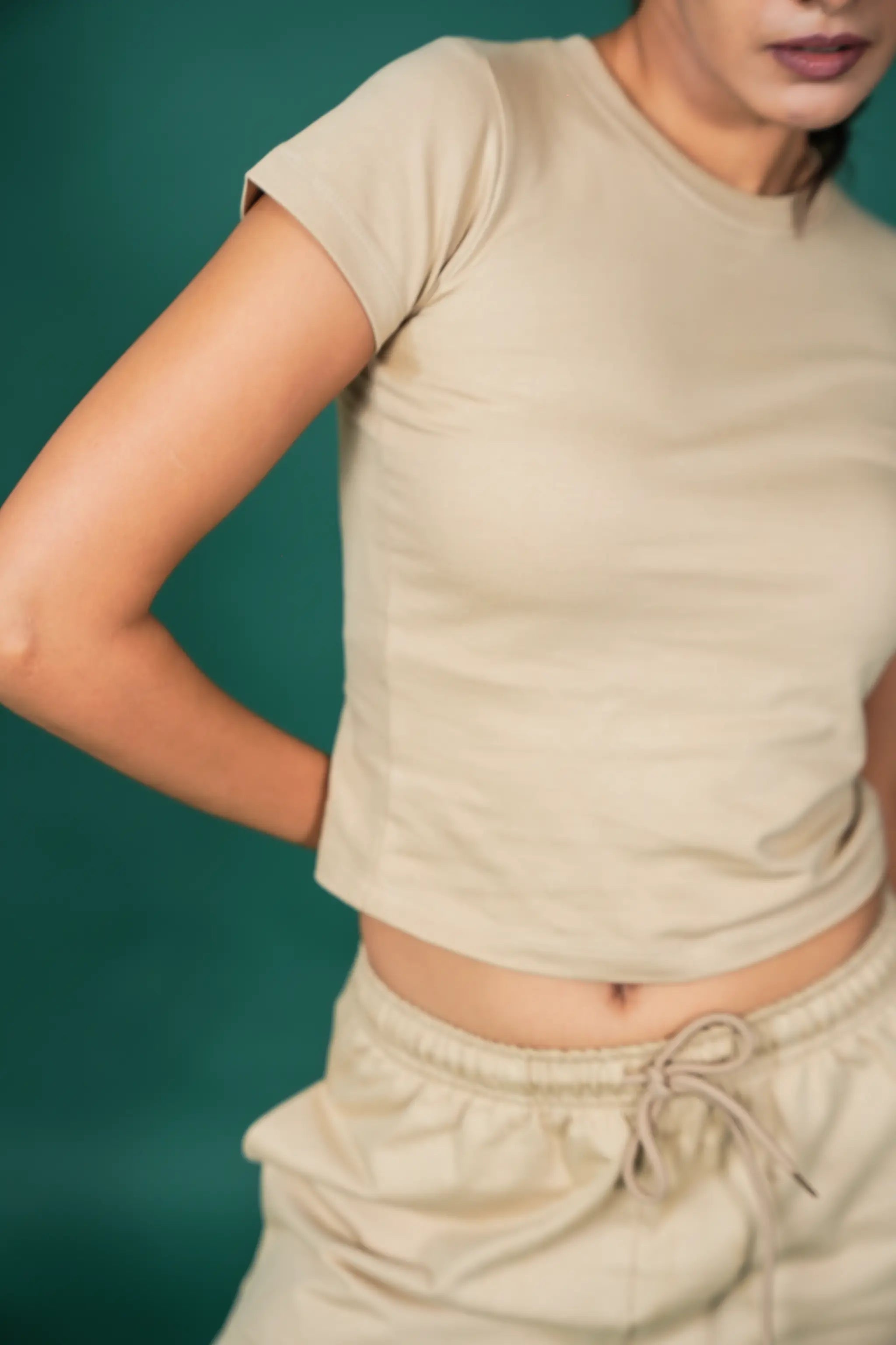 Chic Flex Shorts – Oatmeal