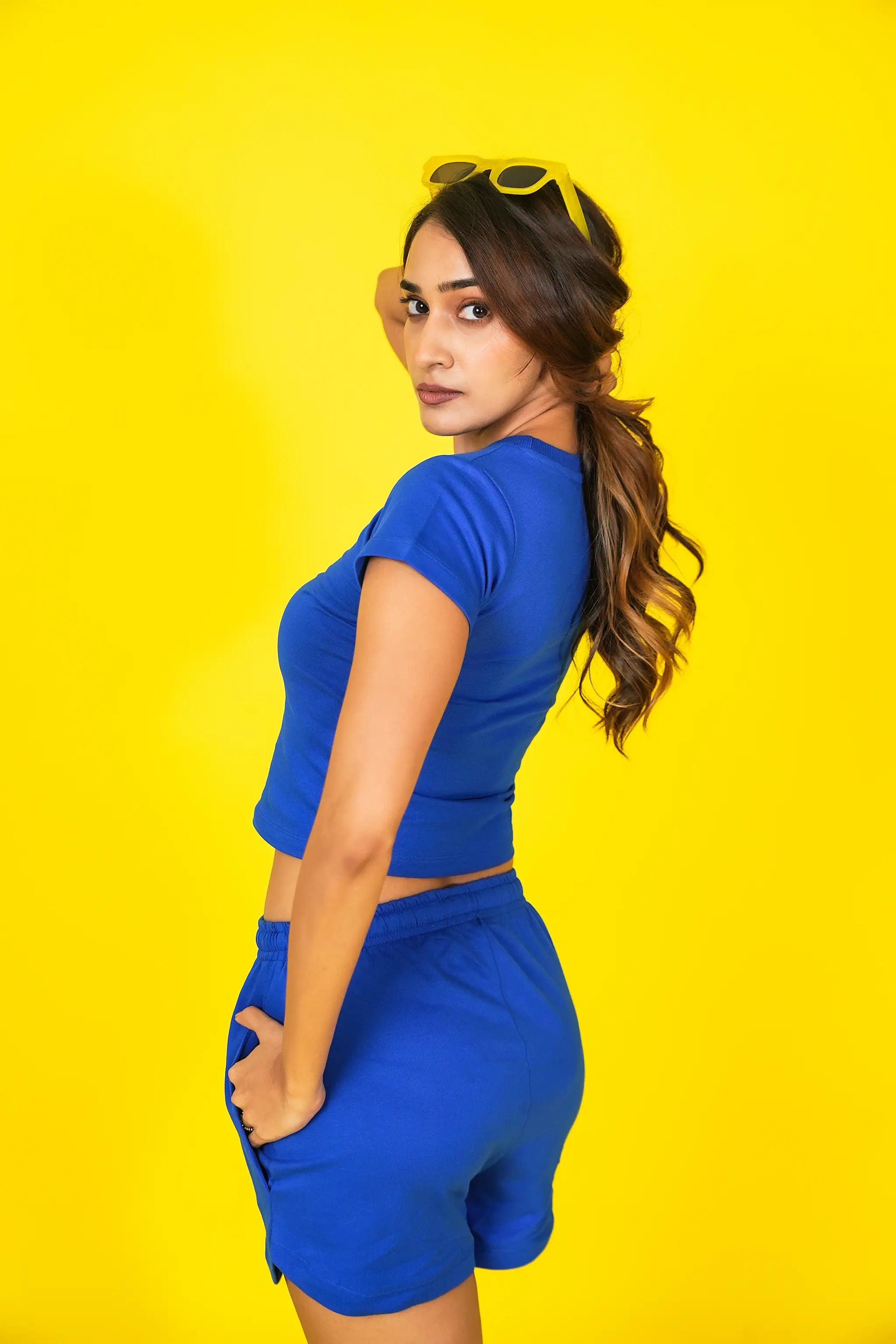 Chic Flex Shorts – Cobalt Blue