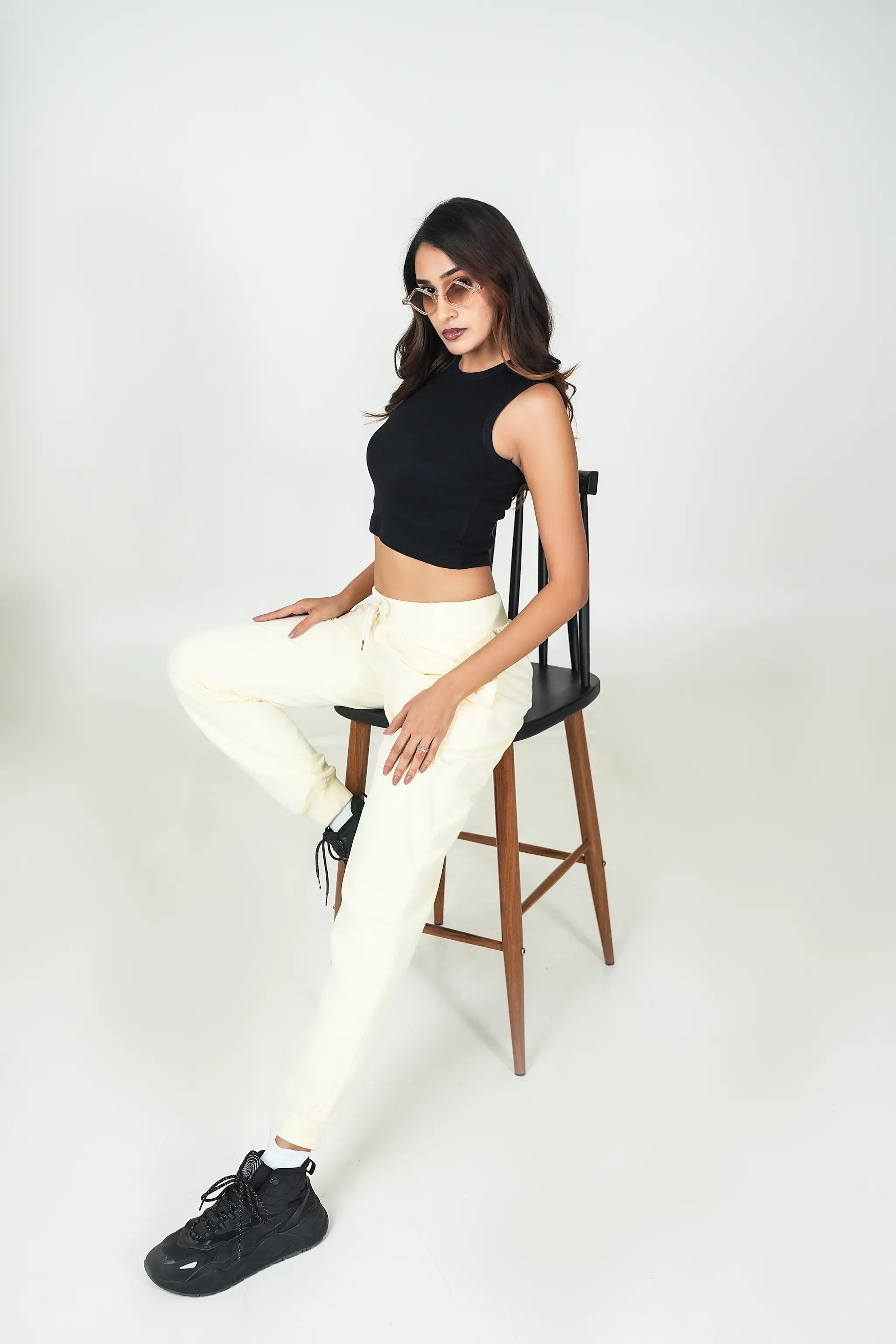 Ribbed Tank Top – Black