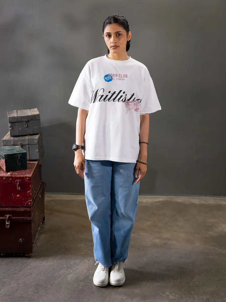 Waitlist Oversized T-Shirt | Indian Streetwear by Horn Club