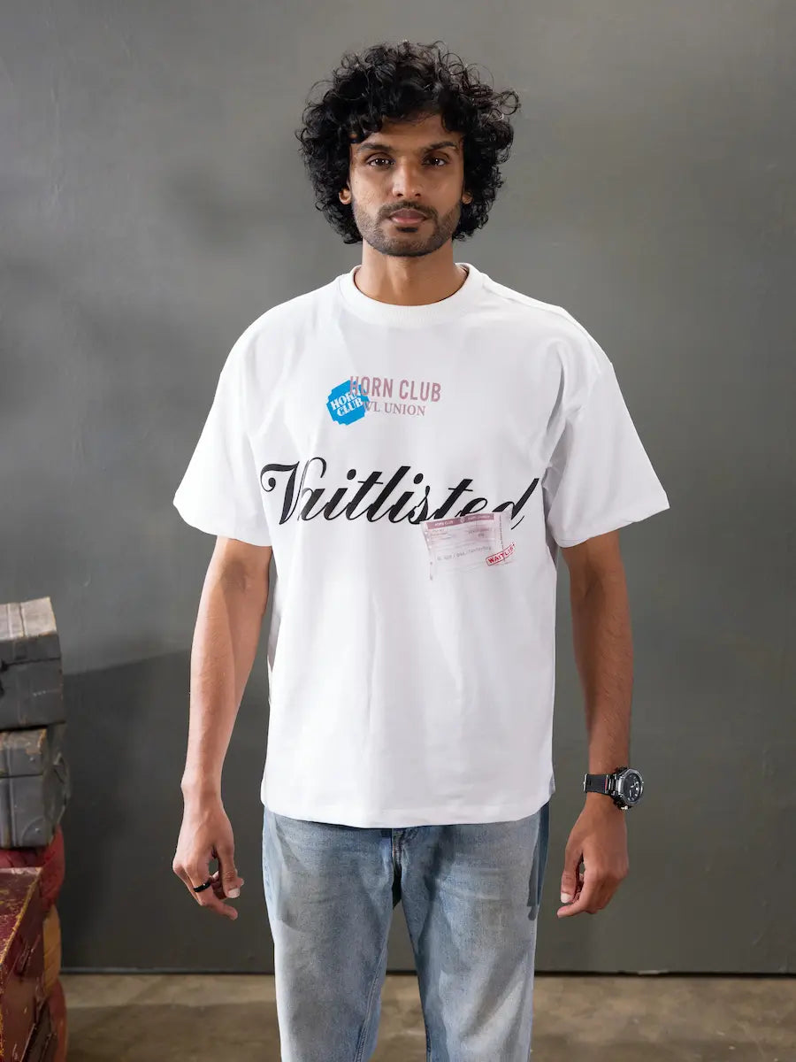 Waitlist Oversized T-Shirt | Indian Streetwear by Horn Club