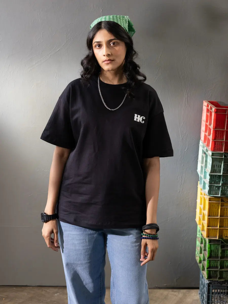 Horn OK Please Oversized T-Shirt | Indian Streetwear by Horn Club