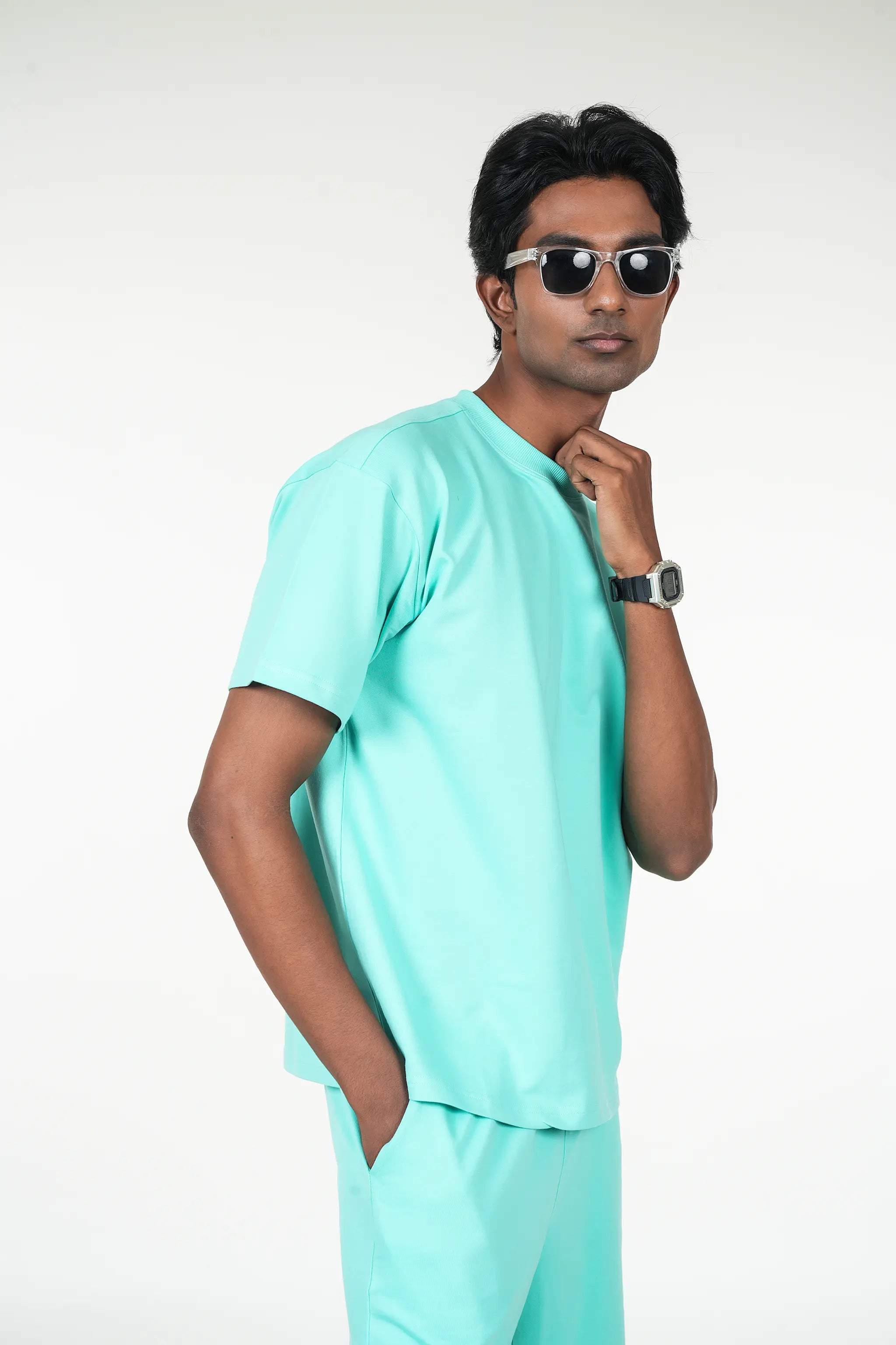 Relaxed Fit Shorts – Mint