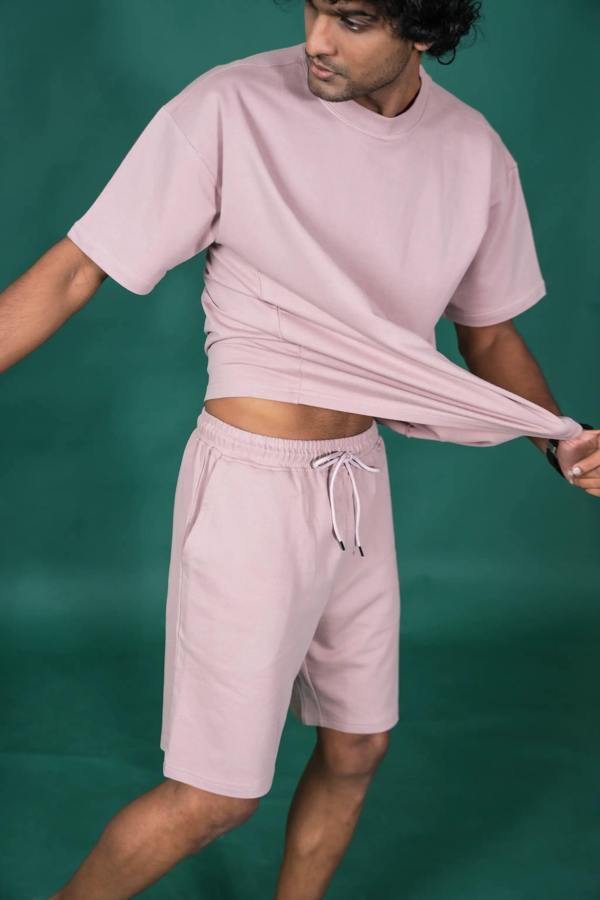 Relaxed Fit Shorts – Onion Pink