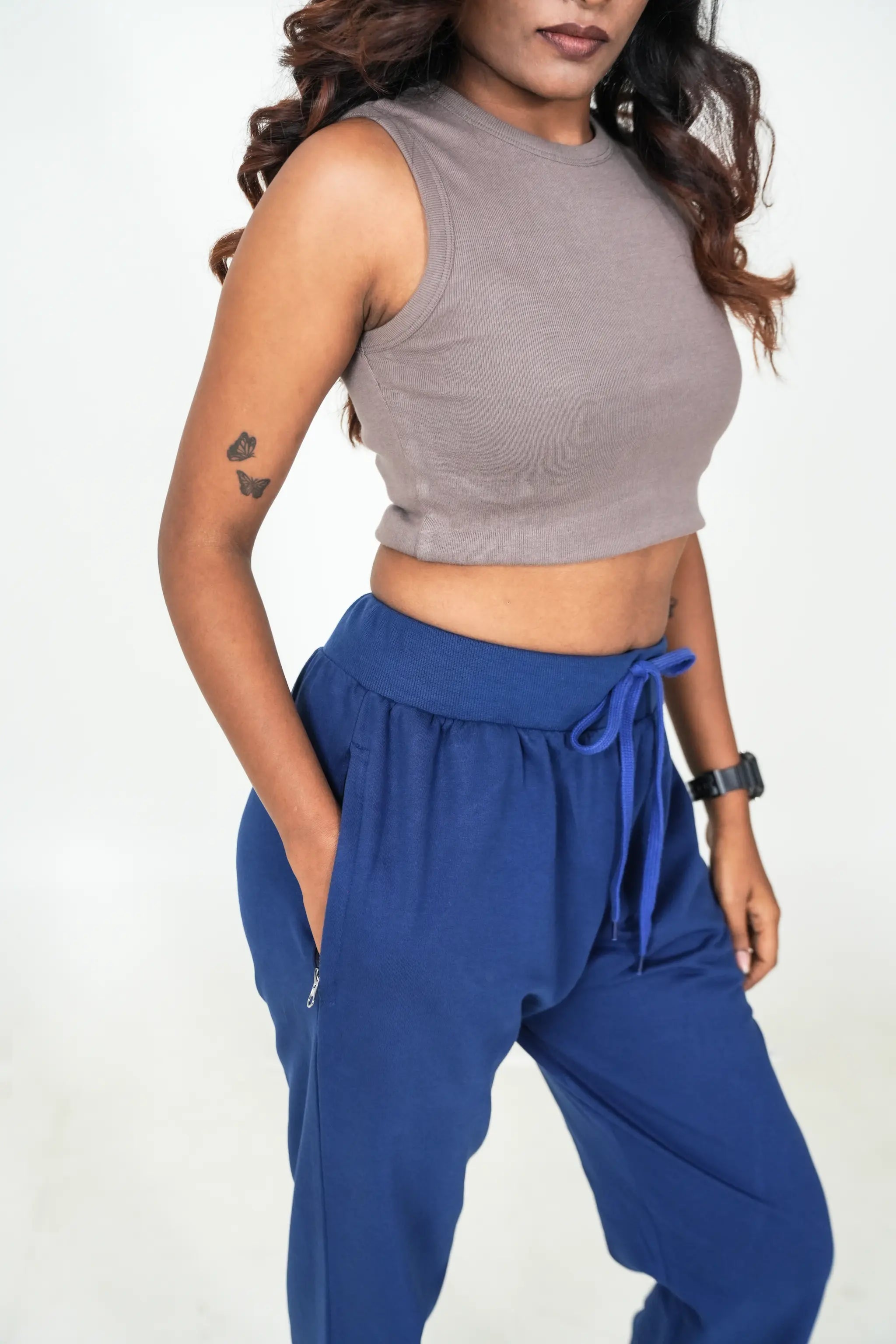 Ribbed Tank Top – Earthy Brown