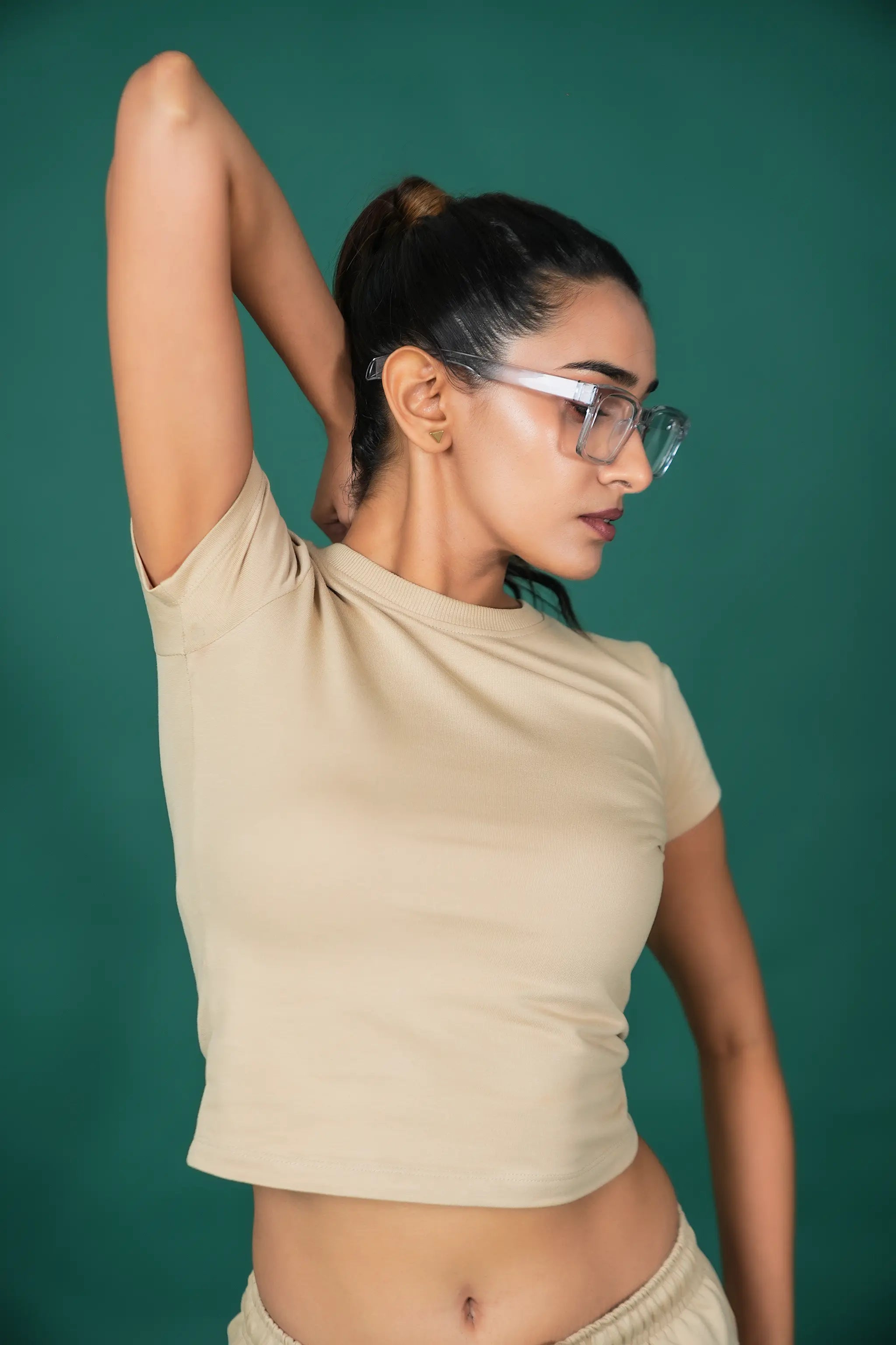 Snug Fit Baby Tee – Oatmeal